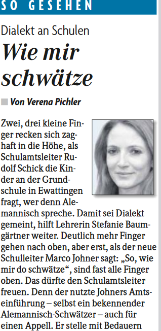 So ebbis freut uns! So ebbis freut uns!